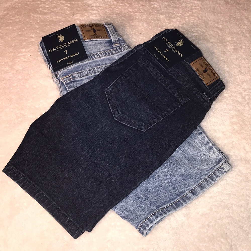 US Polo Boys Short Set